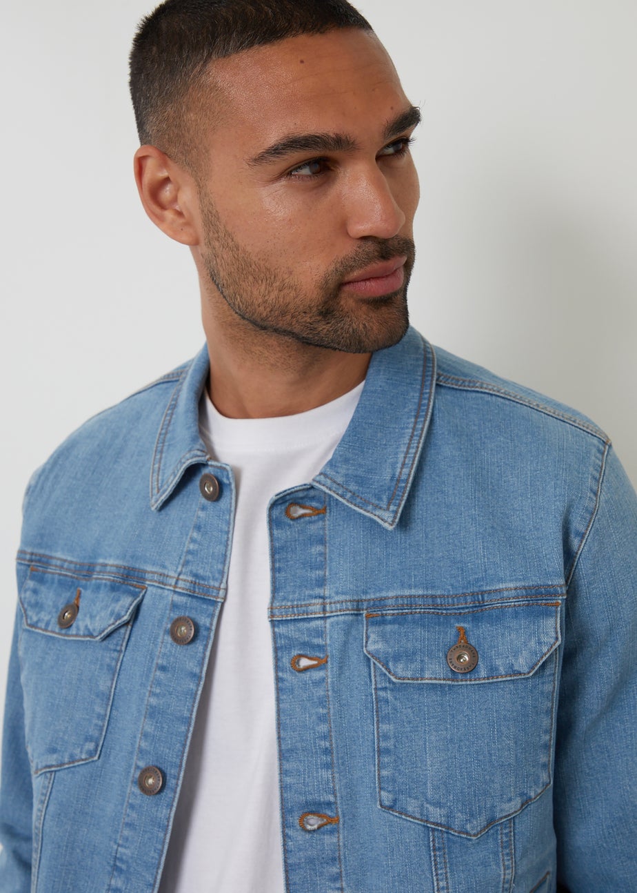 Threadbare Light Blue Light Wash Denim Jacket
