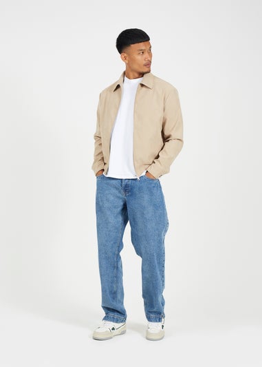 Brave Soul Stone Lightweight Harrington Jacket