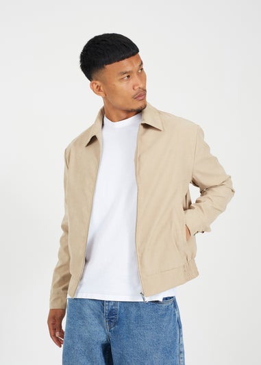 Brave Soul Stone Lightweight Harrington Jacket