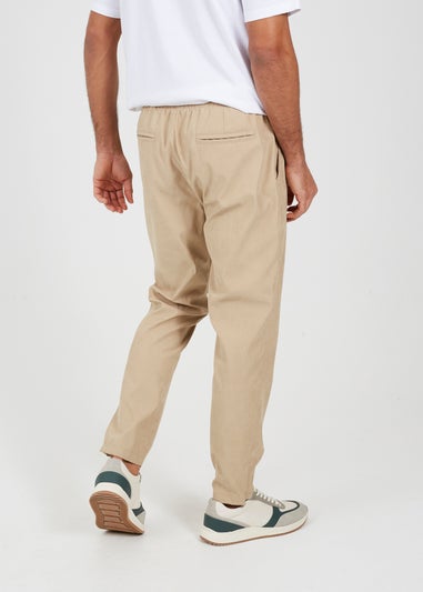 Brave Soul Stone Elasticated Waist Trousers