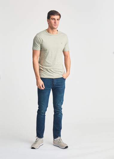 French Connection Navy 3 Pack Cotton Crew Neck Short Sleeve T Shirts