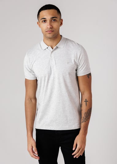 French Connection Blue 3 Pack Cotton Short Sleeve Polo Shirts