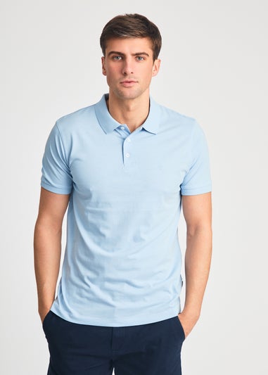 French Connection Pink 3 Pack Cotton Short Sleeve Polo Shirts