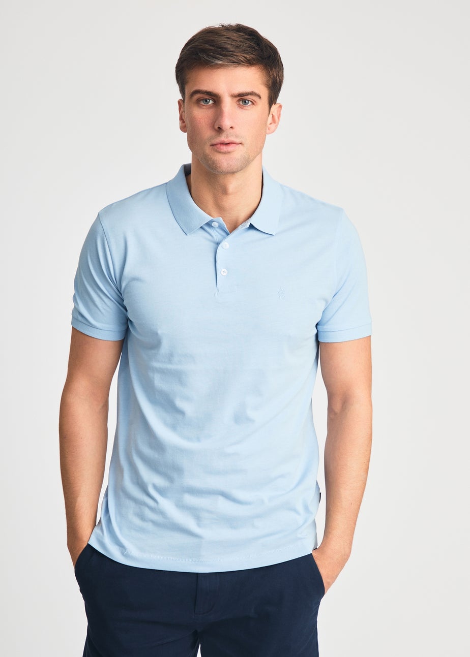 French Connection Pink 3 Pack Cotton Short Sleeve Polo Shirts