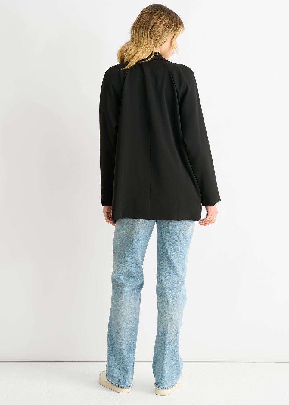 Gini London Black Oversized Tailored Blazer