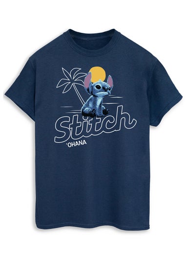 Disney Stitch Ohana Navy T Shirt