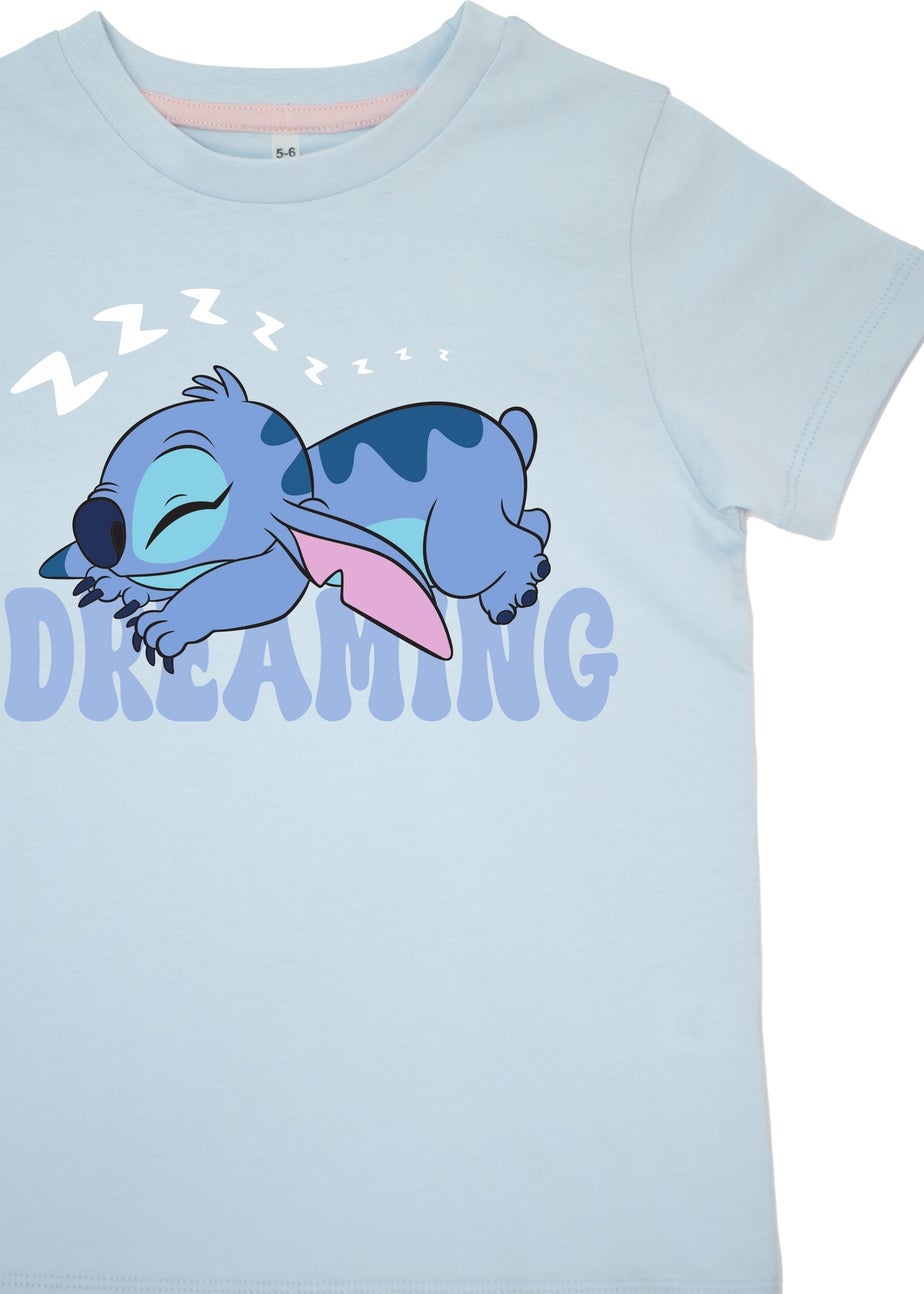 Disney Stitch Dreaming Kids Blue Stars Pyjamas (3-8 Years)