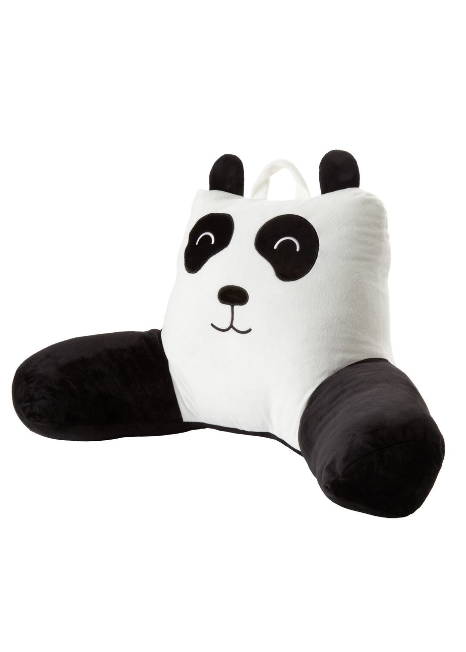 Catherine Lansfield Black/White Perry Panda Cuddle Cushion Back Rest (60x25cm)