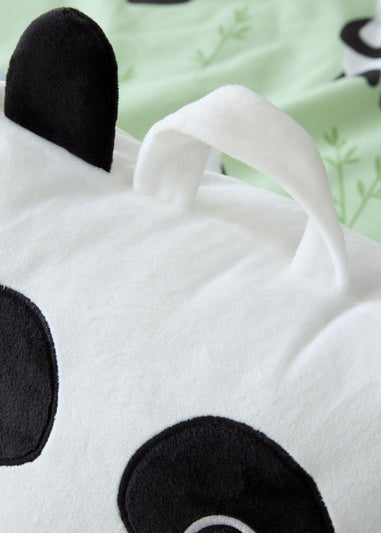 Catherine Lansfield Black/White Perry Panda Cuddle Cushion Back Rest (60x25cm)
