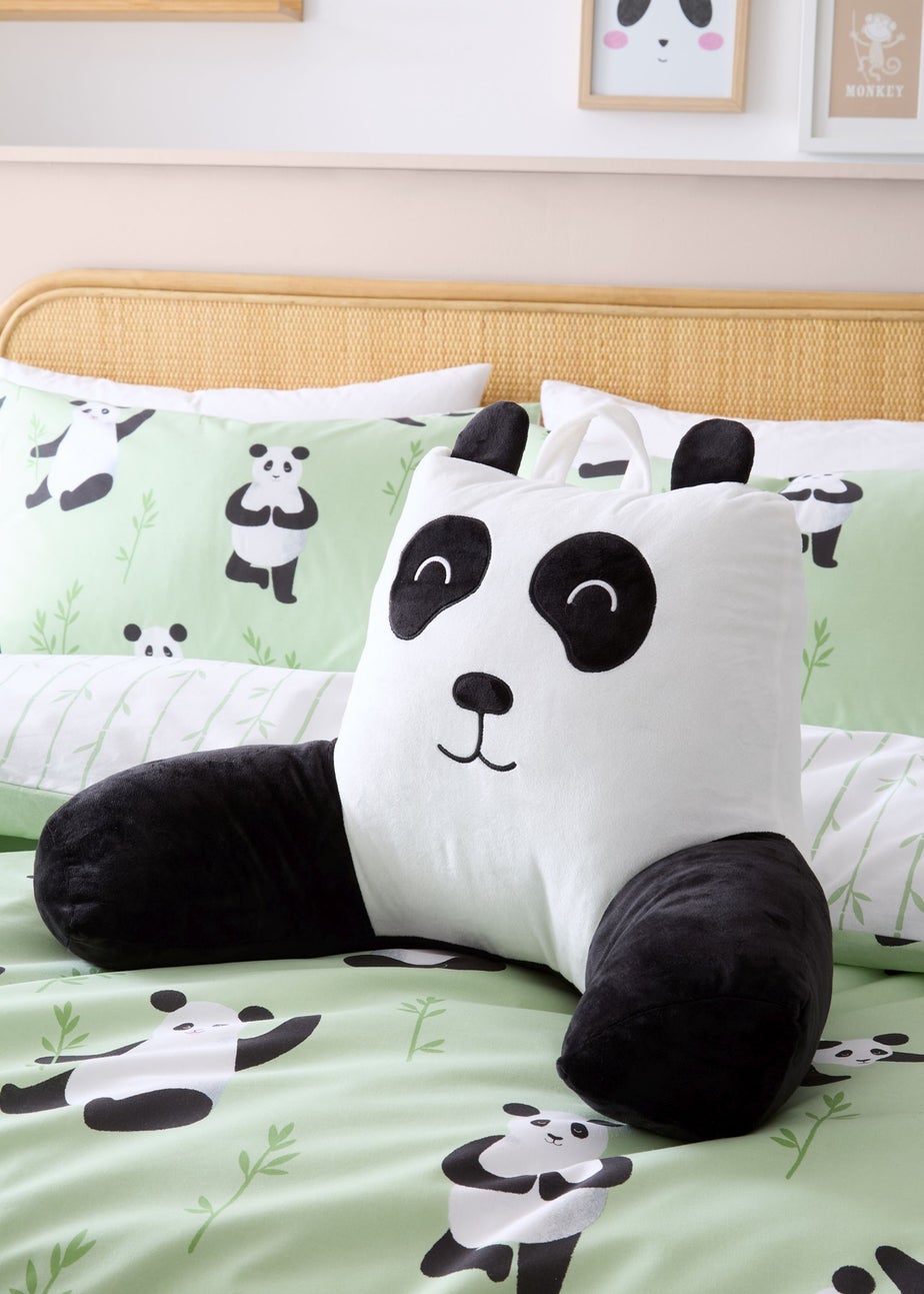 Catherine Lansfield Black/White Perry Panda Cuddle Cushion Back Rest (60x25cm)