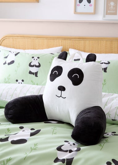 Catherine Lansfield Black/White Perry Panda Cuddle Cushion Back Rest (60x25cm)