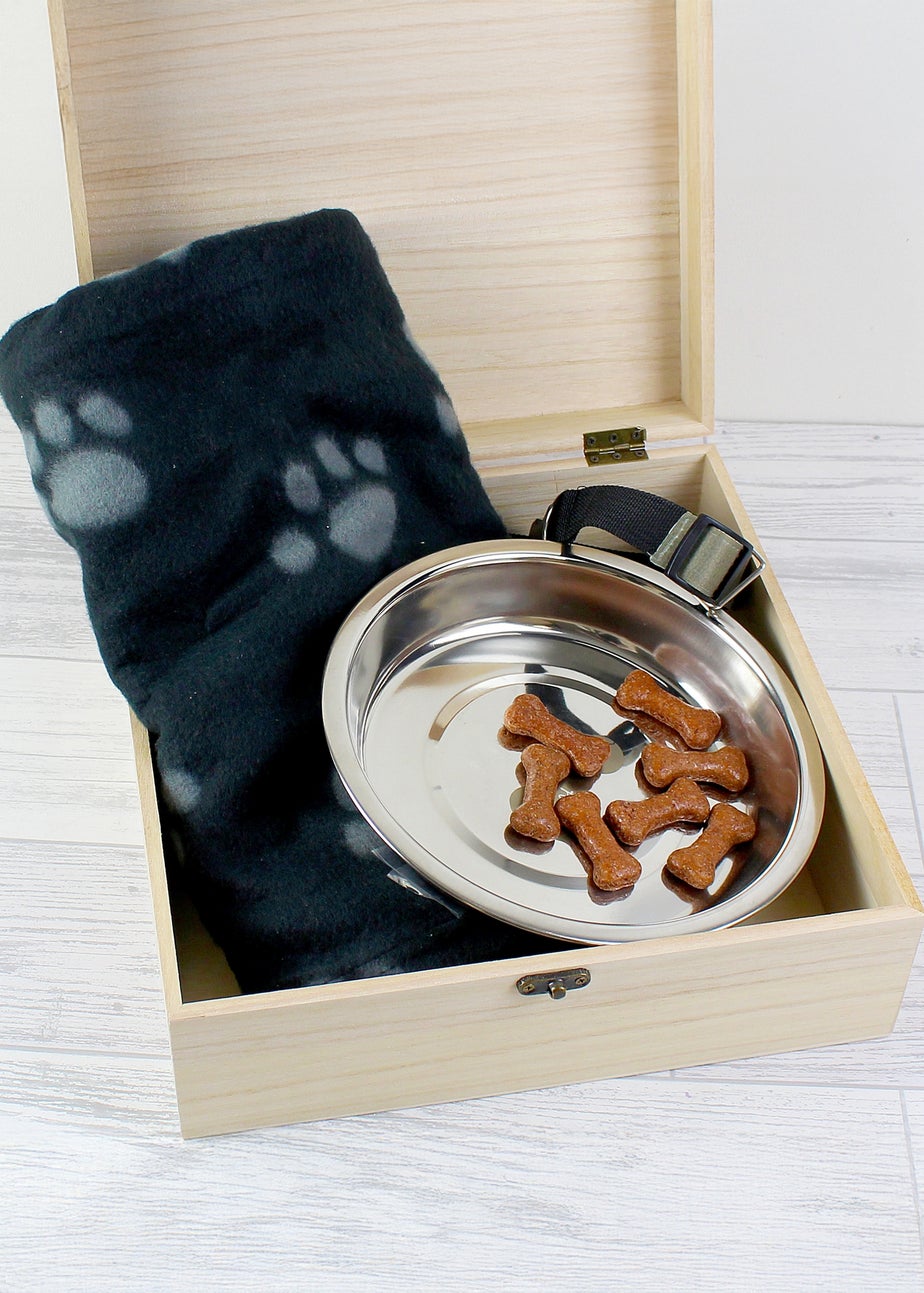 Personalised Memento Company Brown Dog Breed Wooden Storage Box