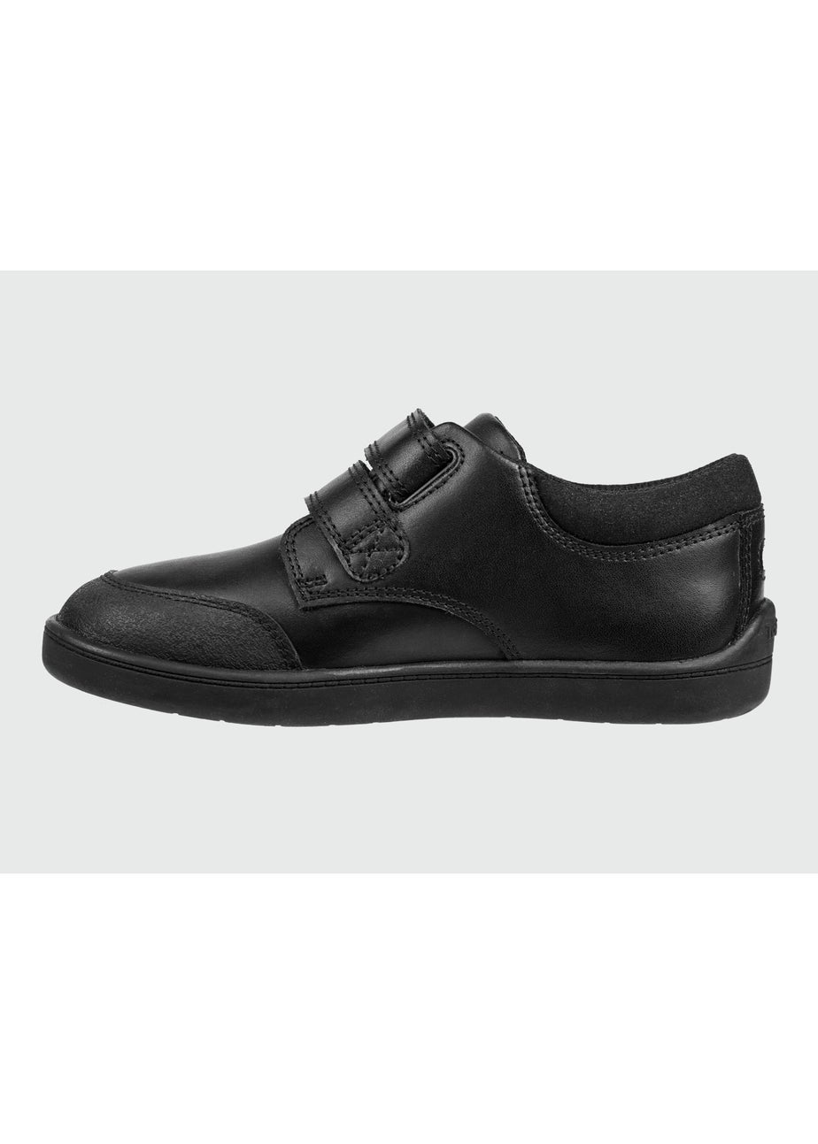 ToeZone Boys Black Oliver Smart Ortholite School Shoes