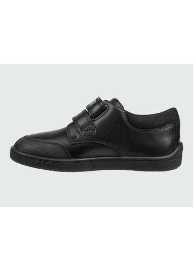 ToeZone Boys Black Oliver Smart Ortholite School Shoes
