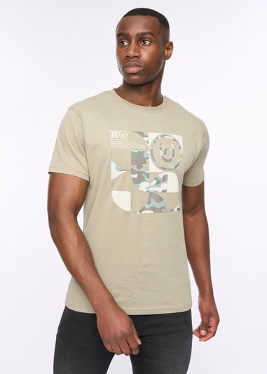 Duck & Cover Sage Camshapes T-Shirt