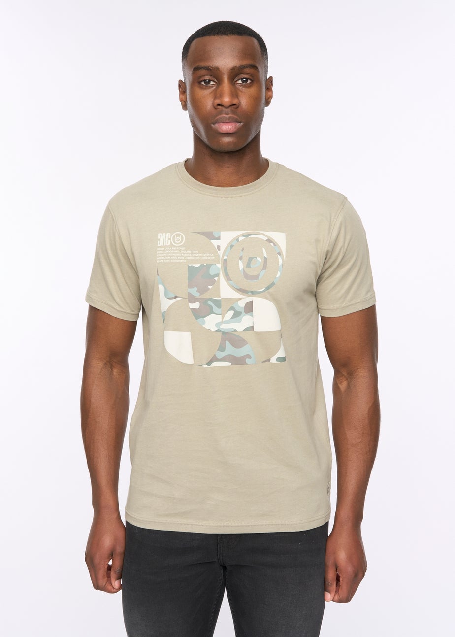 Duck & Cover Sage Camshapes T-Shirt