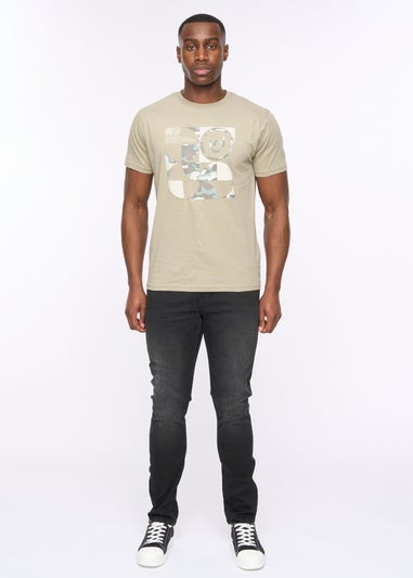 Duck & Cover Sage Camshapes T-Shirt