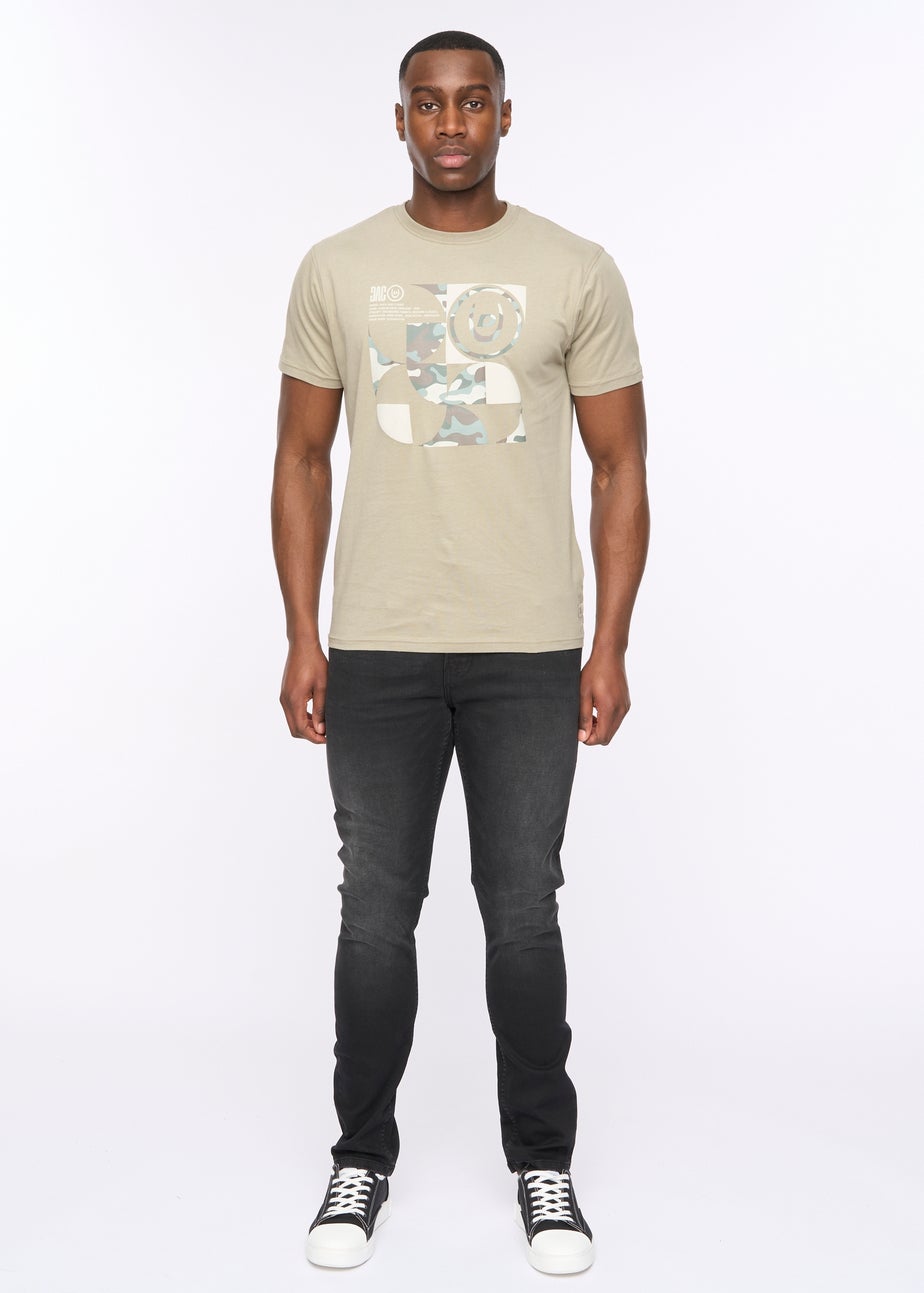 Duck & Cover Sage Camshapes T-Shirt