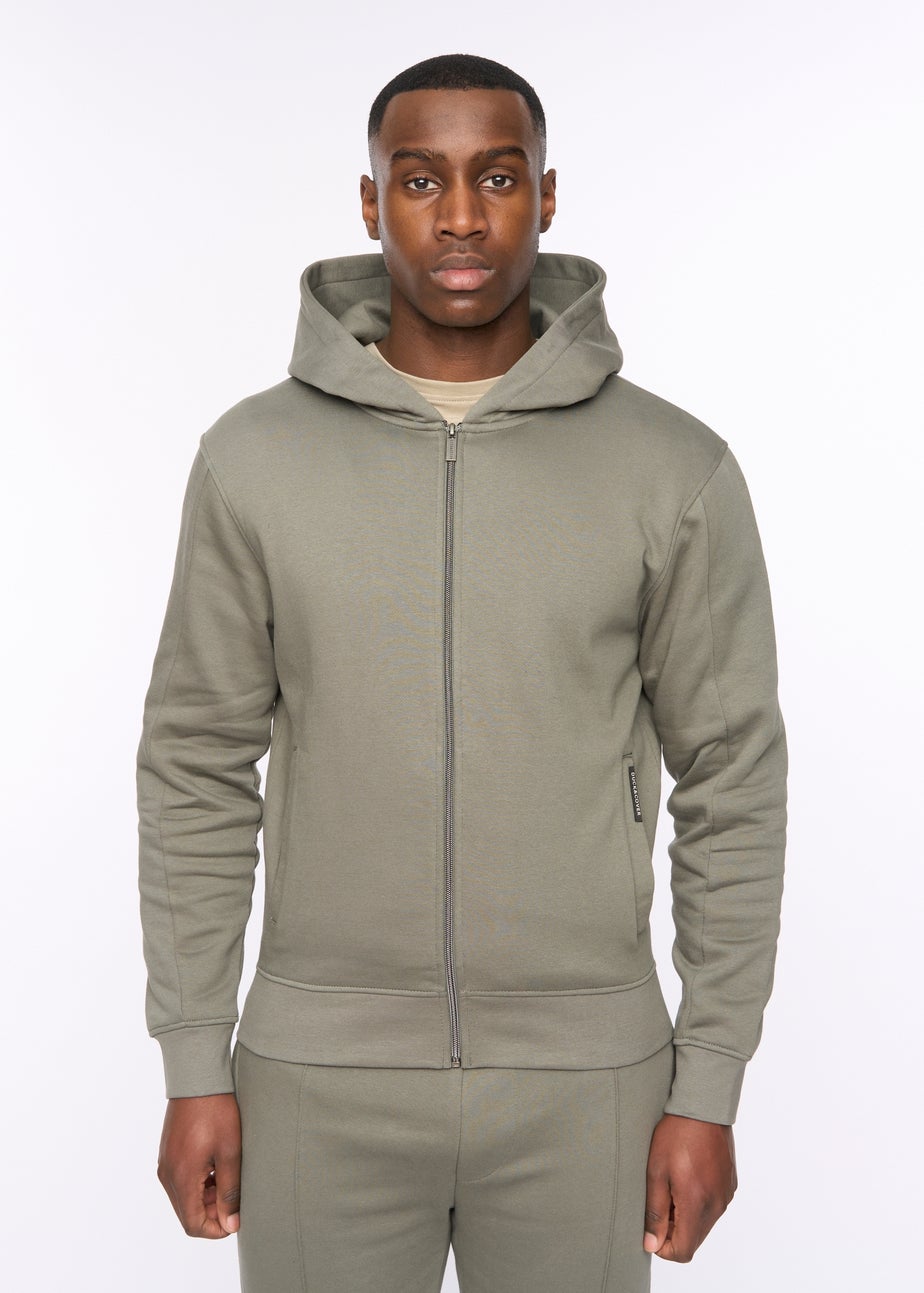 Duck & Cover Green Slate Chemtars Zip Thru Hoodie