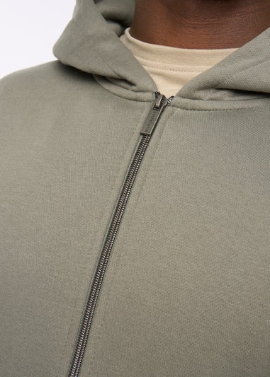 Duck & Cover Green Slate Chemtars Zip Thru Hoodie