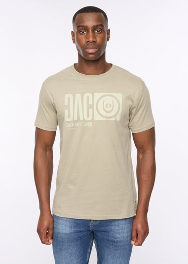 Duck & Cover Sage Hexocamo T-Shirt