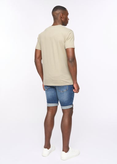 Duck & Cover Sage Hexocamo T-Shirt