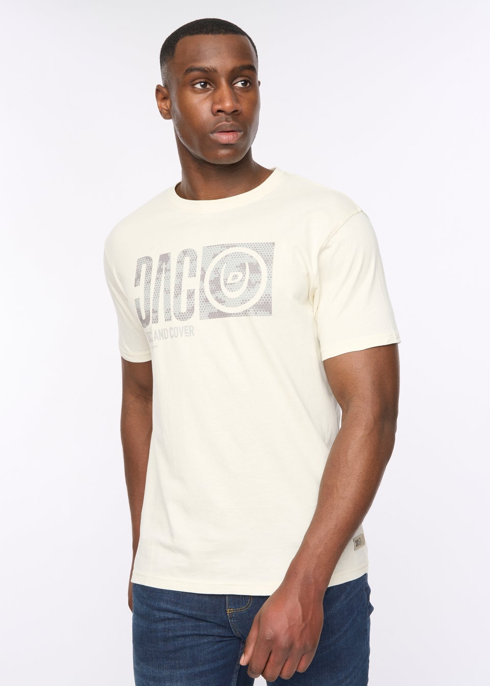 Duck & Cover Off White Hexocamo T-Shirt