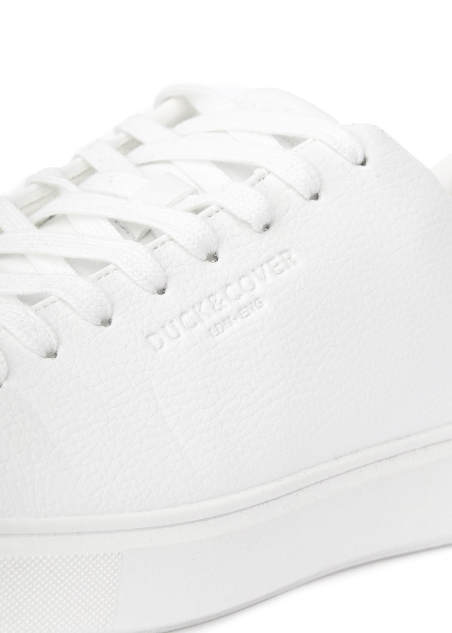 Duck & Cover White Kremes Trainers
