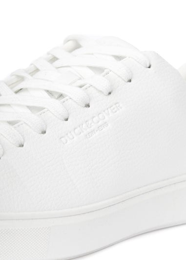 Duck & Cover White Kremes Trainers