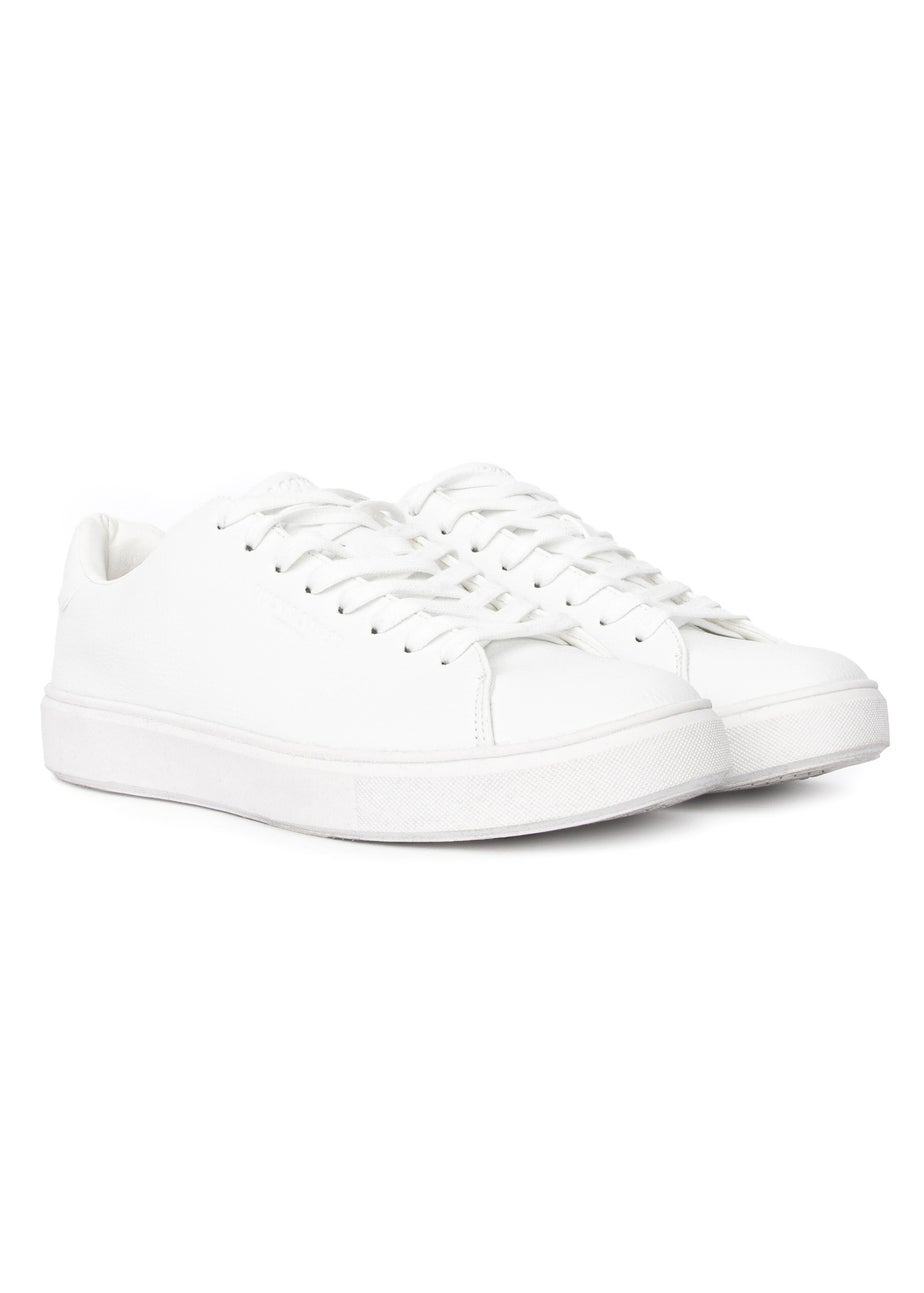 Duck & Cover White Kremes Trainers