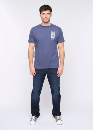 Duck & Cover Navy Tremake T-Shirt