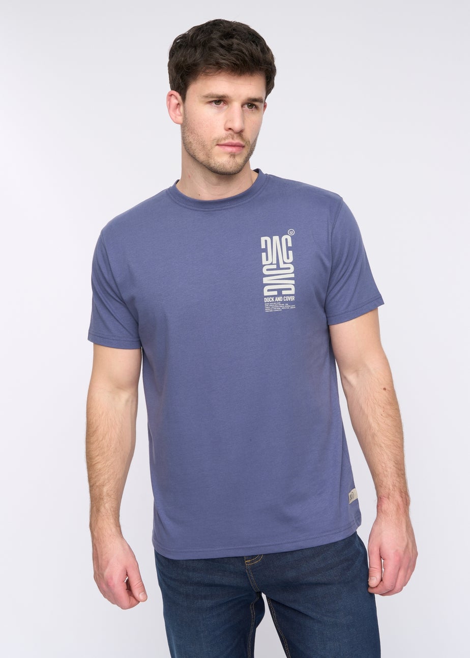 Duck & Cover Navy Tremake T-Shirt