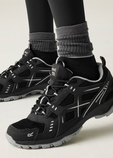 Regatta Black Cyberspace Lady Vendeavour Waterproof Isotex Walking Shoes