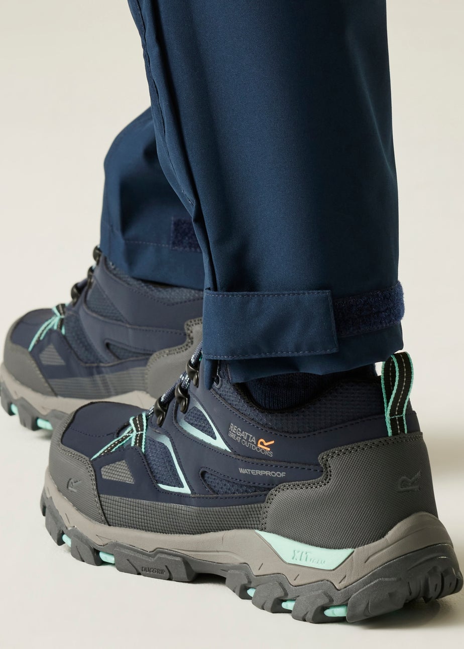 Regatta Navy Aruba Blue Holcombe Low III Waterproof Breathable Isotex Walking Shoes