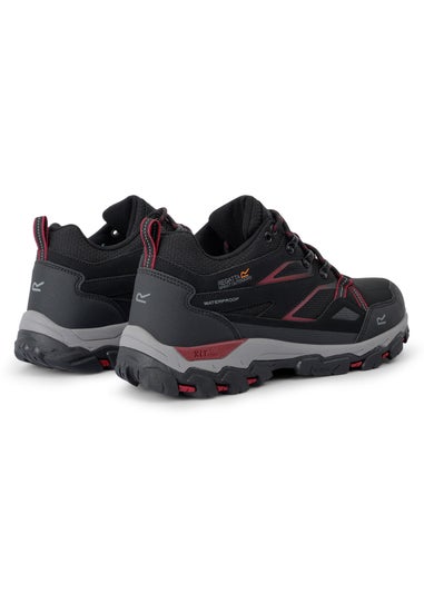 Regatta Black Beaujolais Holcombe Low III Waterproof Breathable Isotex Walking Shoes