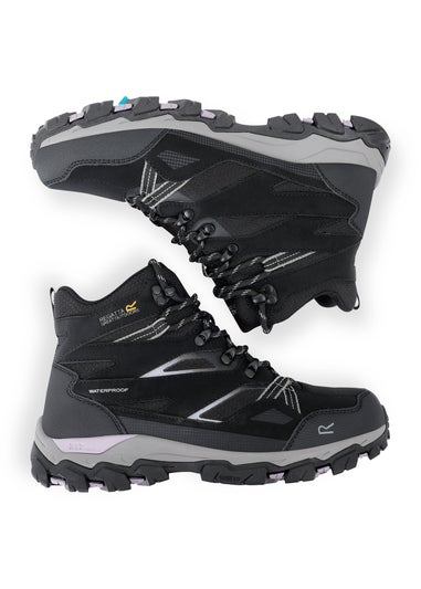 Regatta Black Purple Sage Holcombe III Waterproof Breathable Isotex Walking Boots