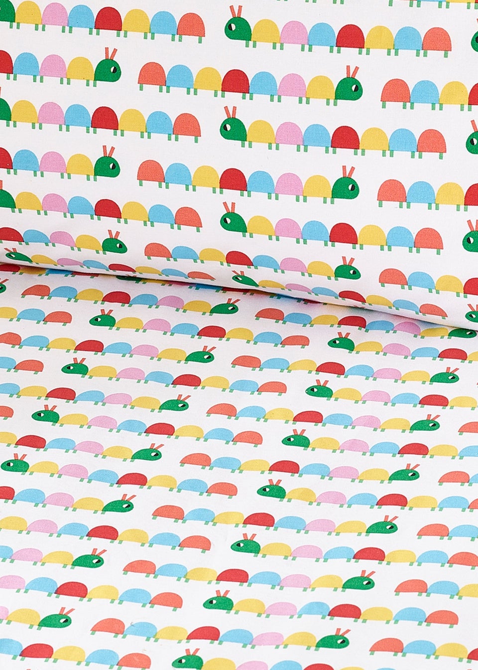 Catherine Lansfield Kids Curious Caterpillar Bright Fitted Sheet