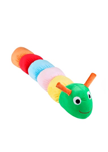 Catherine Lansfield Kids Bright Charlee Caterpillar 3D Shaped Cushion