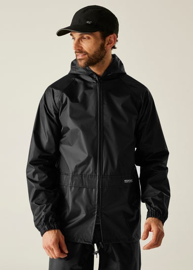 Regatta Black Adult Stormbreak Waterproof Hydrofort Jacket
