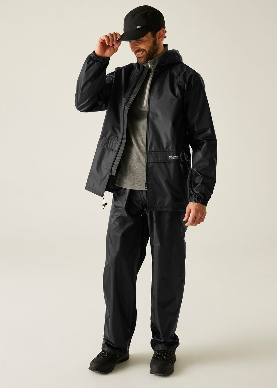 Regatta Black Adult Stormbreak Waterproof Hydrofort Jacket