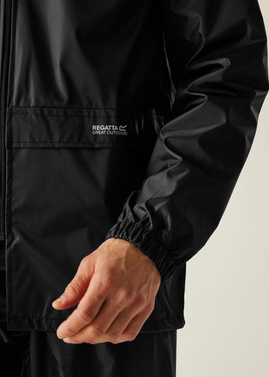 Regatta Black Adult Stormbreak Waterproof Hydrofort Jacket