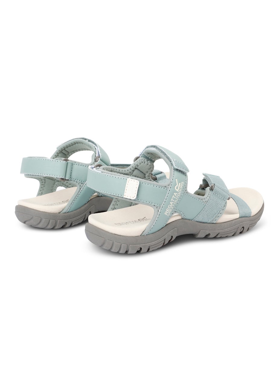 Regatta Sage Green Light Vanilla Santa Clara II Sandals