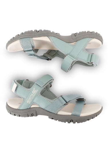 Regatta Sage Green Light Vanilla Santa Clara II Sandals