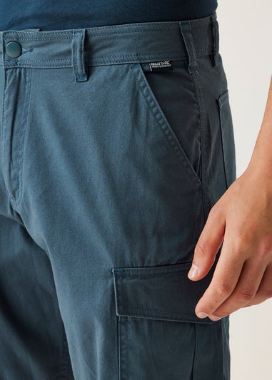 Regatta Dark Blue Ruwan Multi Pocket Shorts