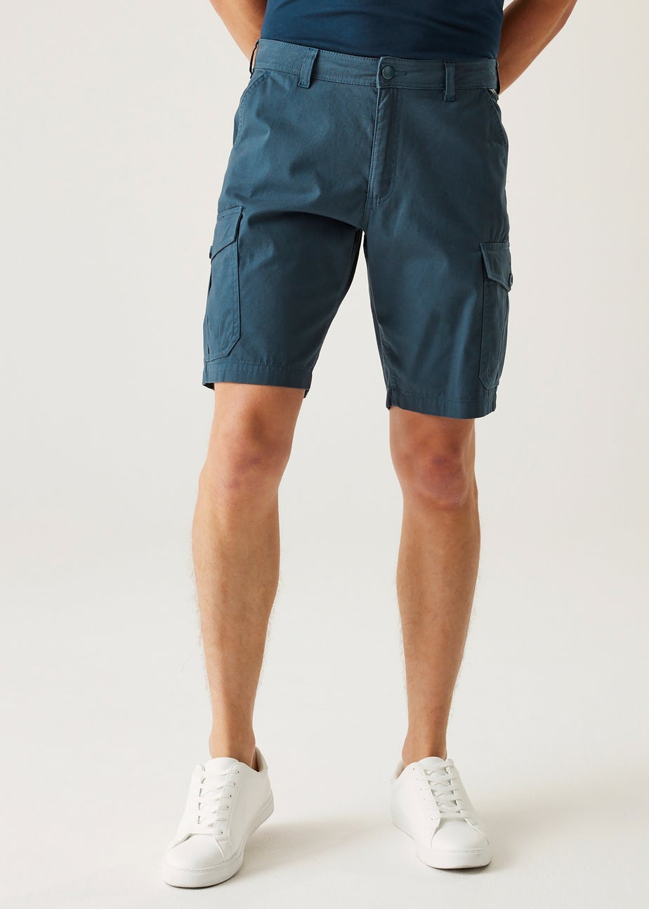 Regatta Dark Blue Ruwan Multi Pocket Shorts