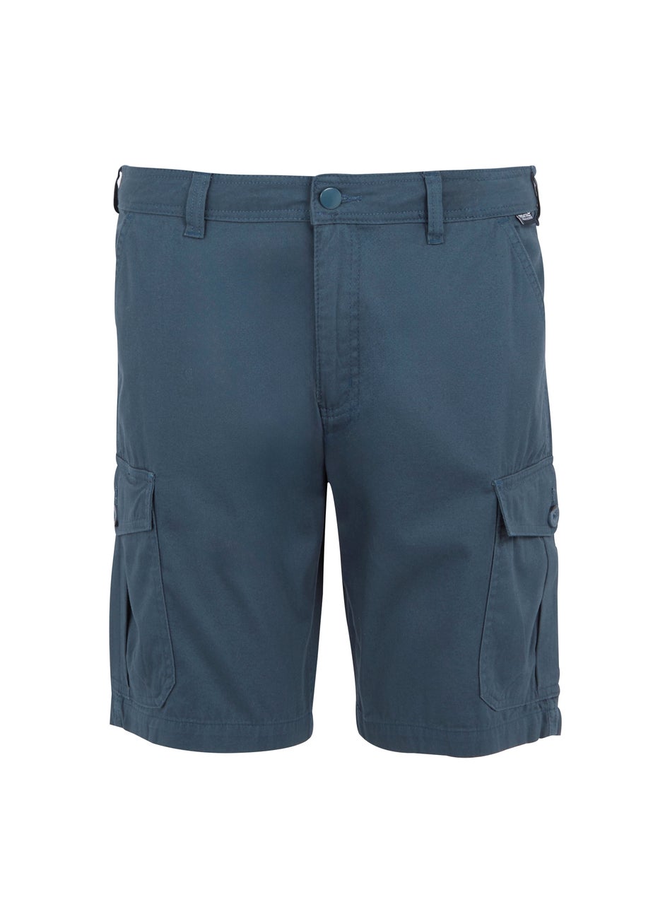 Regatta Dark Blue Ruwan Multi Pocket Shorts