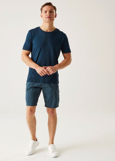 Regatta Dark Blue Ruwan Multi Pocket Shorts