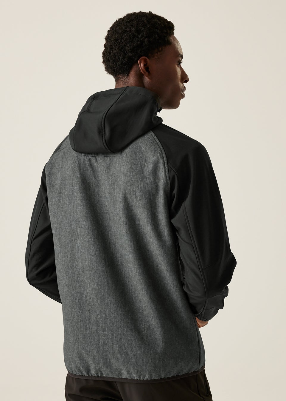 Regatta Black/Grey Arec III Water Repellent Softshell Jacket