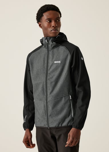 Regatta Black/Grey Arec III Water Repellent Softshell Jacket
