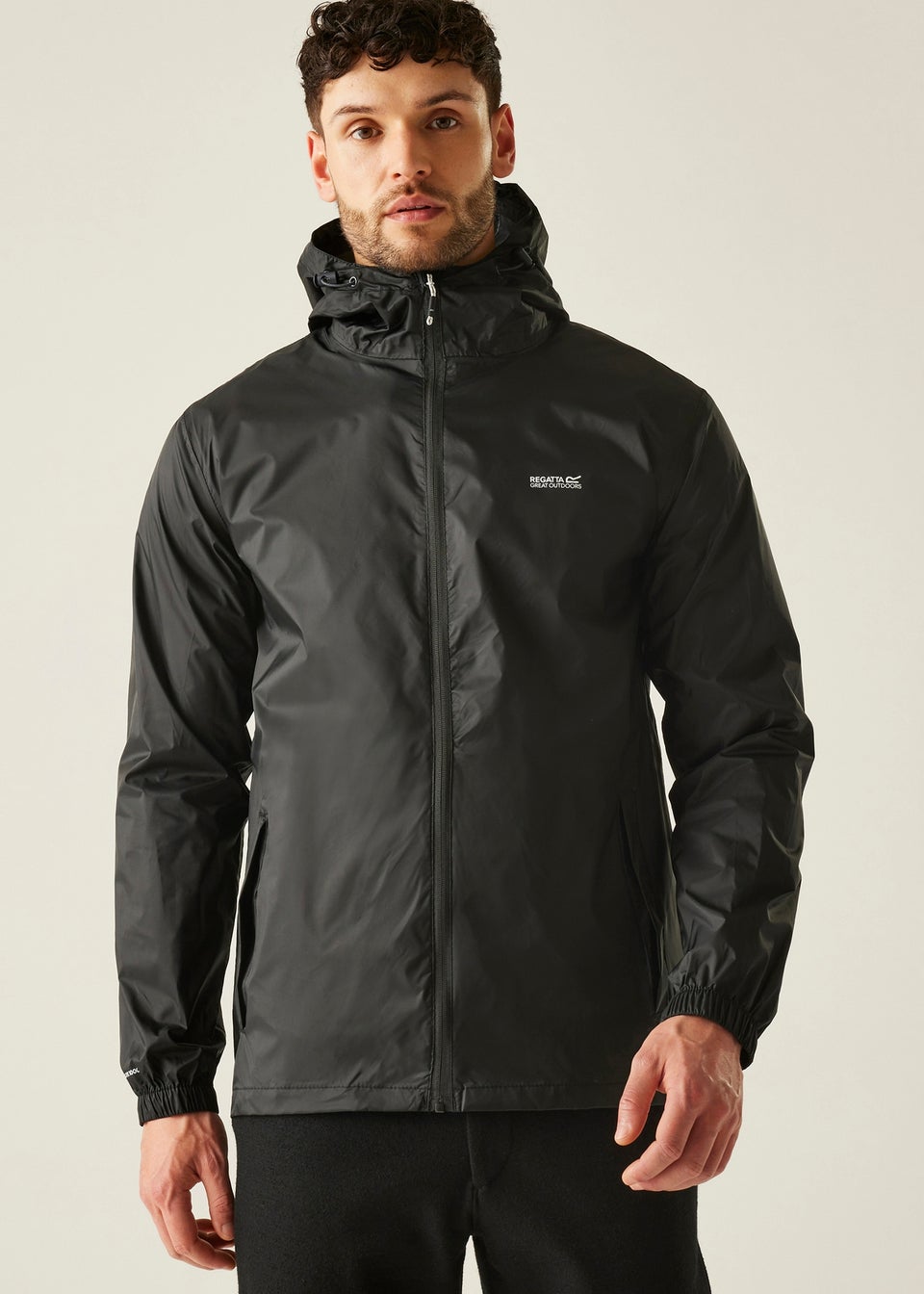 Regatta Black Pack It III Waterproof Breathable Isolite Jacket